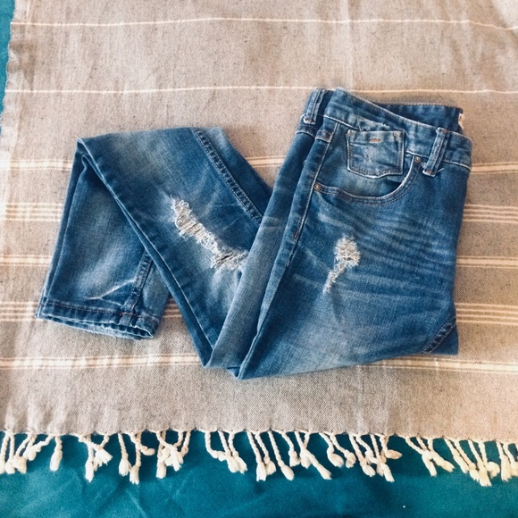 Free People Denim - Free People Distressed Jeans ♡PRICE DROP♡